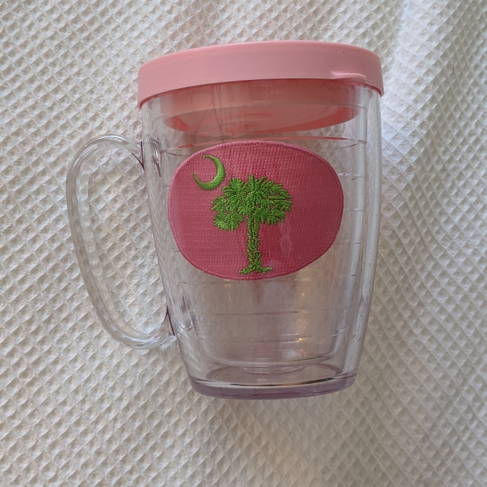 Palmetto tervis tumbler mug with lid